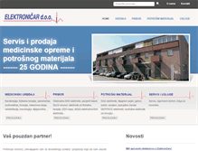 Tablet Screenshot of elektronicar.hr